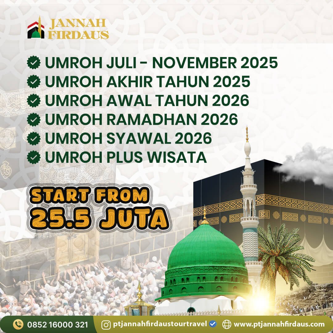 travel umroh jannah firdaus tour travel 2025 2026