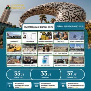 umroh bulan syawal 2026 paket umroh plus dubai