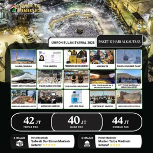 umroh bulan syawal alkautsar 2026 paket 12 hari