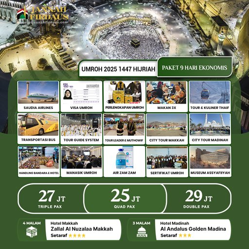umroh ekonomis 2025 by Saudia