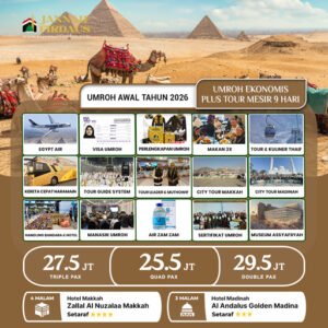 umroh plus mesir 2026 ekonomis awal tahun