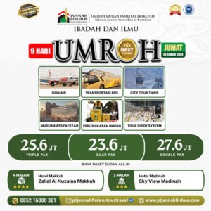 umroh promo 2025 jannah firdaus tour travel