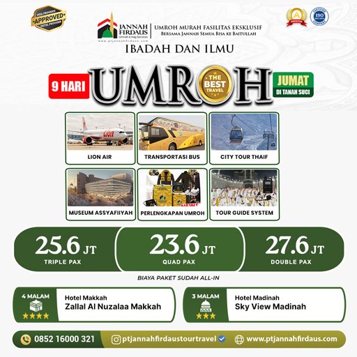 umroh promo 2025 jannah firdaus tour travel
