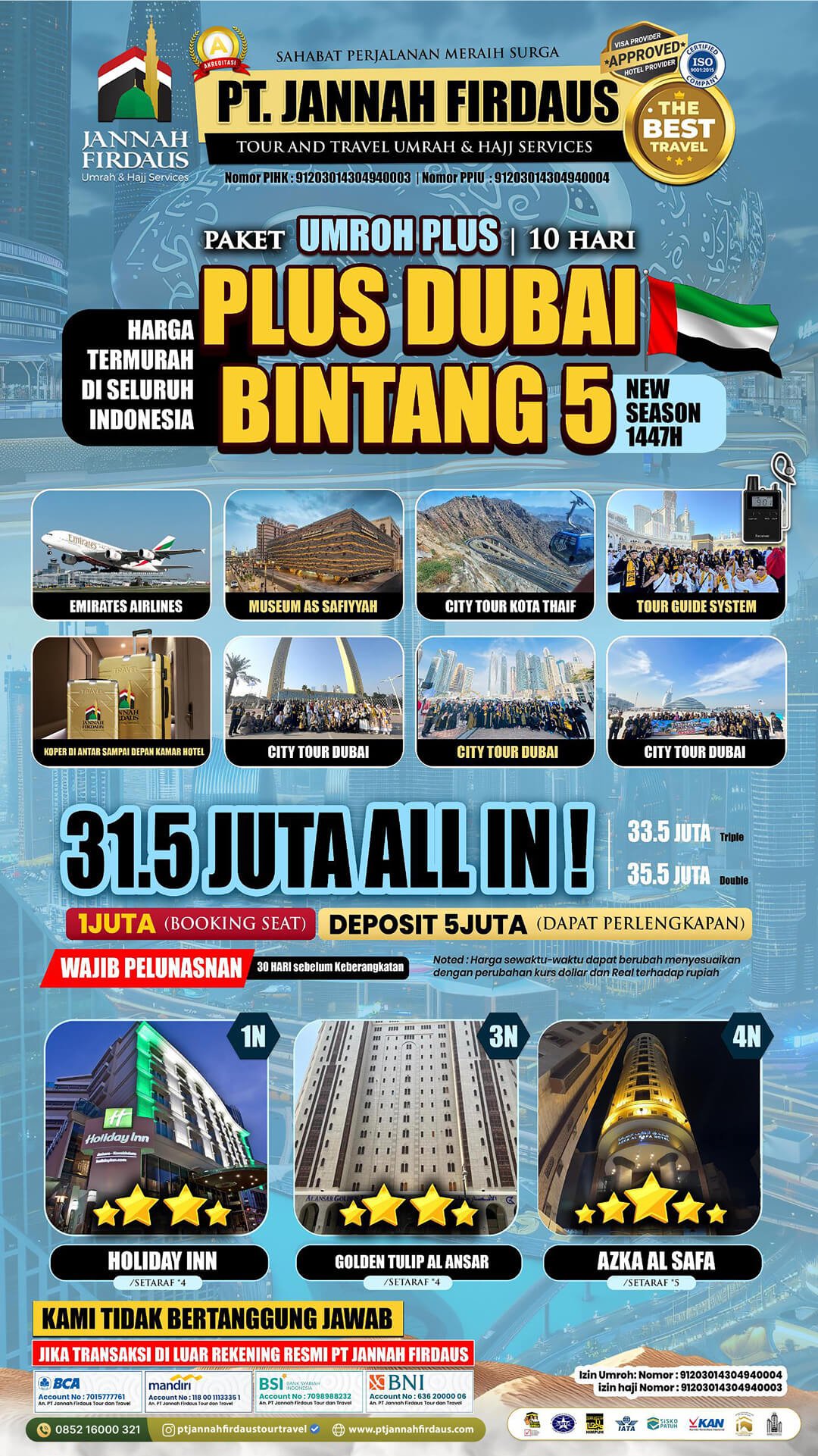 Biaya Paket Umroh September 2025 9 umroh september 2025 jannah firdaus paket umroh plus dubai