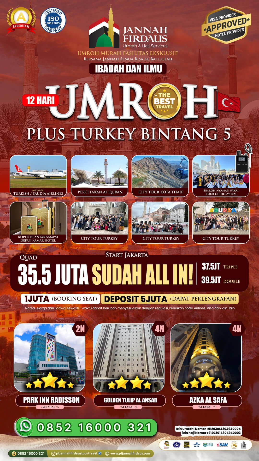 Biaya Paket Umroh September 2025 11 umroh september 2025 jannah firdaus paket umroh plus turki