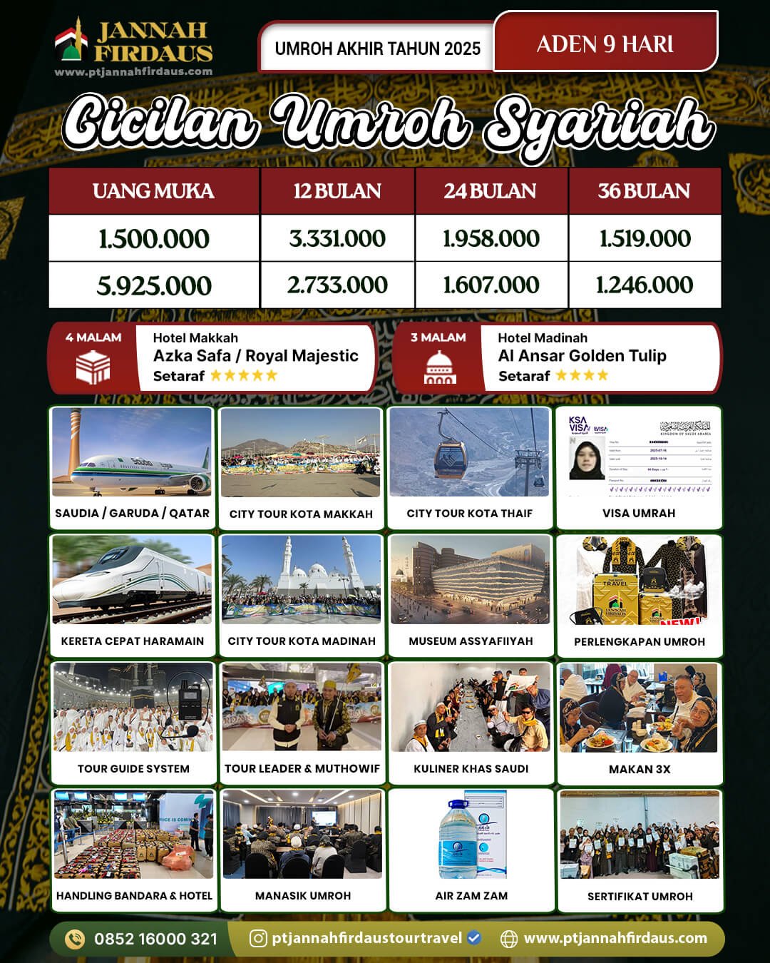 cicilan umroh syariah akhir tahun 2025 aden