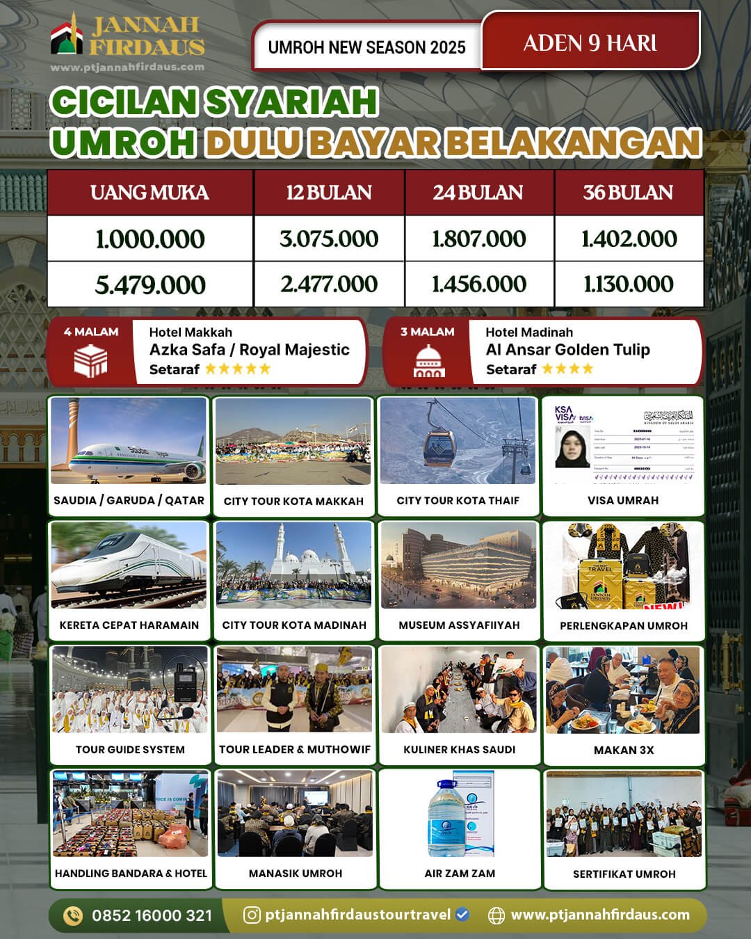 umroh dulu bayar belakangan 2025 aden
