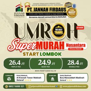 umroh lombok 2025 jannah firdaus tour travel