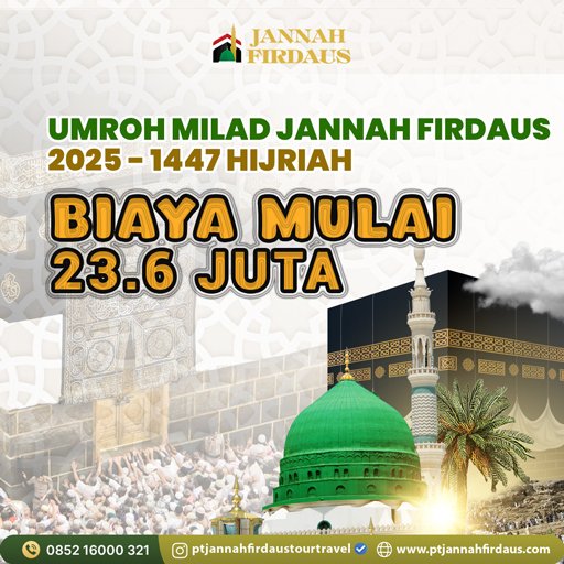 umroh milad jannah firdaus 2025
