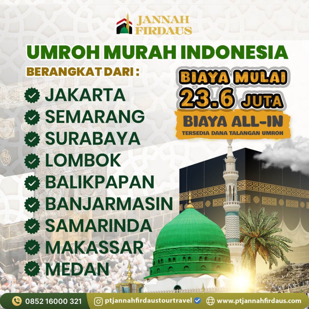 umroh murah indonesia jannah firdaus