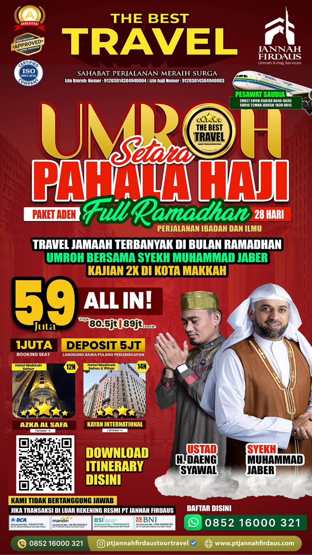umroh full ramadhan 2026 aden paket 28 hari