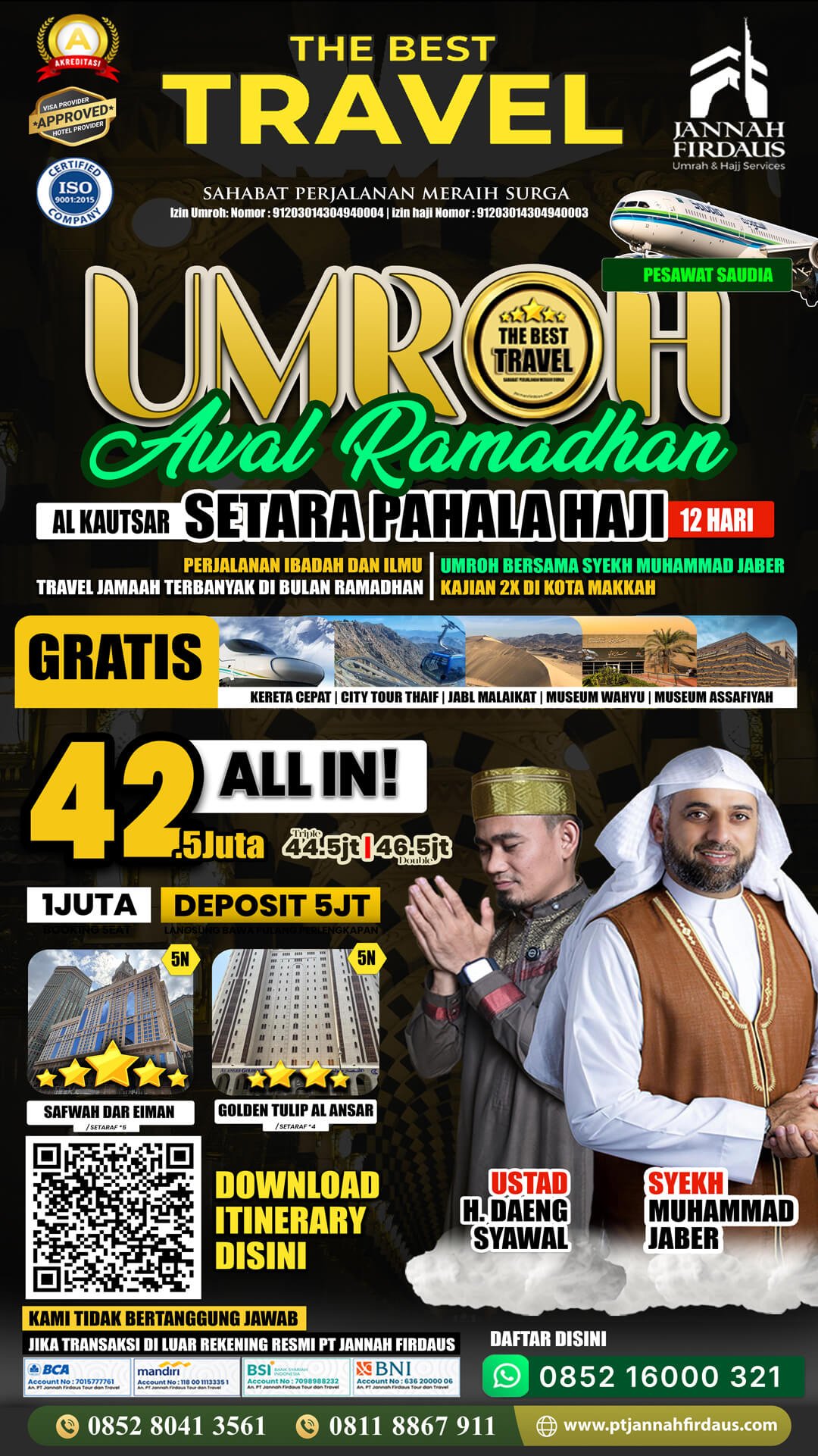 Harga Umroh Awal Ramadhan 2026 4 umroh awal ramadhan 2026 alkautsar paket 12 hari new
