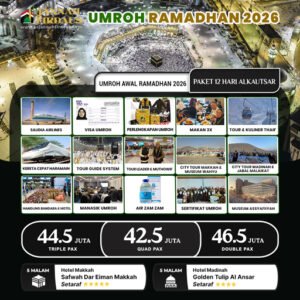 umroh bulan ramadhan awal alkautsar 2026 paket 12 hari