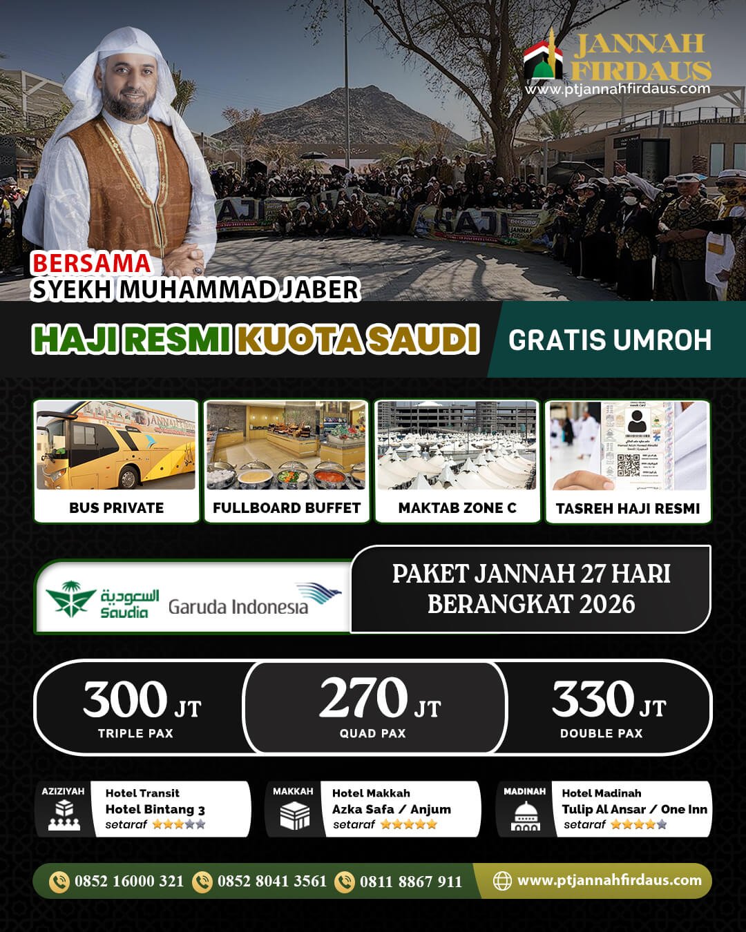 haji 2026 tanpa antri resmi kuota saudia jannah