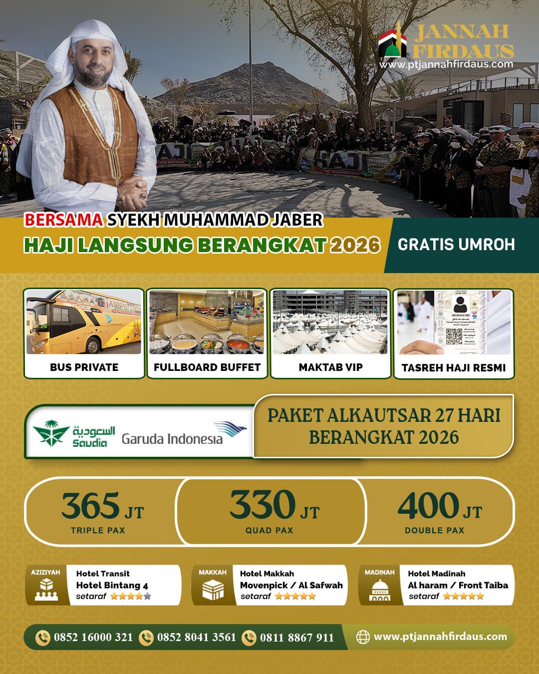 haji langsung berangkat 2026 paket alkautsar