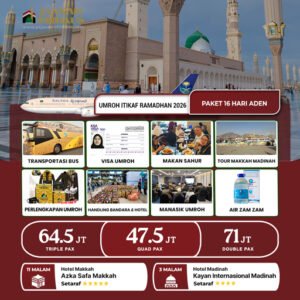 umroh bulan ramadhan itikaf aden 2026 jannah firdaus