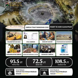 umroh bulan ramadhan itikaf alkautsar 2026 jannah firdaus