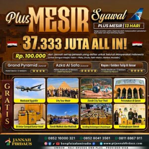 umroh plus mesir syawal 1448 hijriah