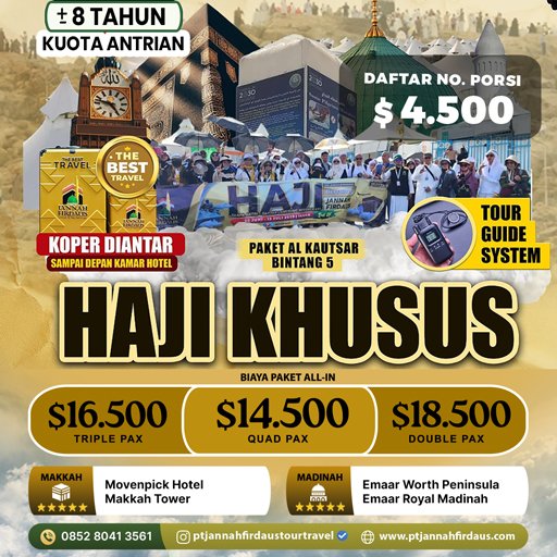 Haji Khusus Kuota Indonesia Jannah Firdaus Tour Travel Alkautsar