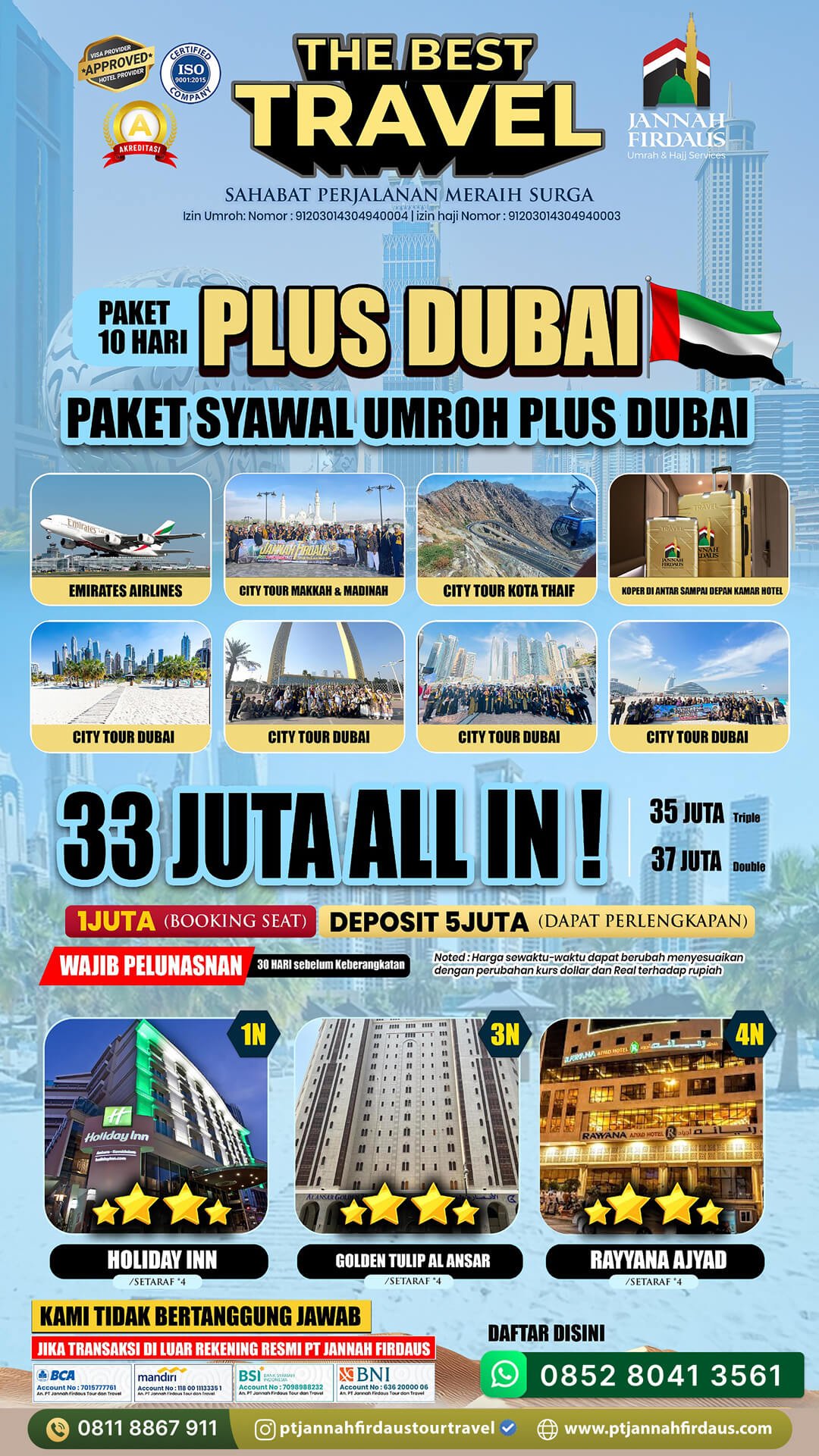 paket umroh plus dubai syawal 2026