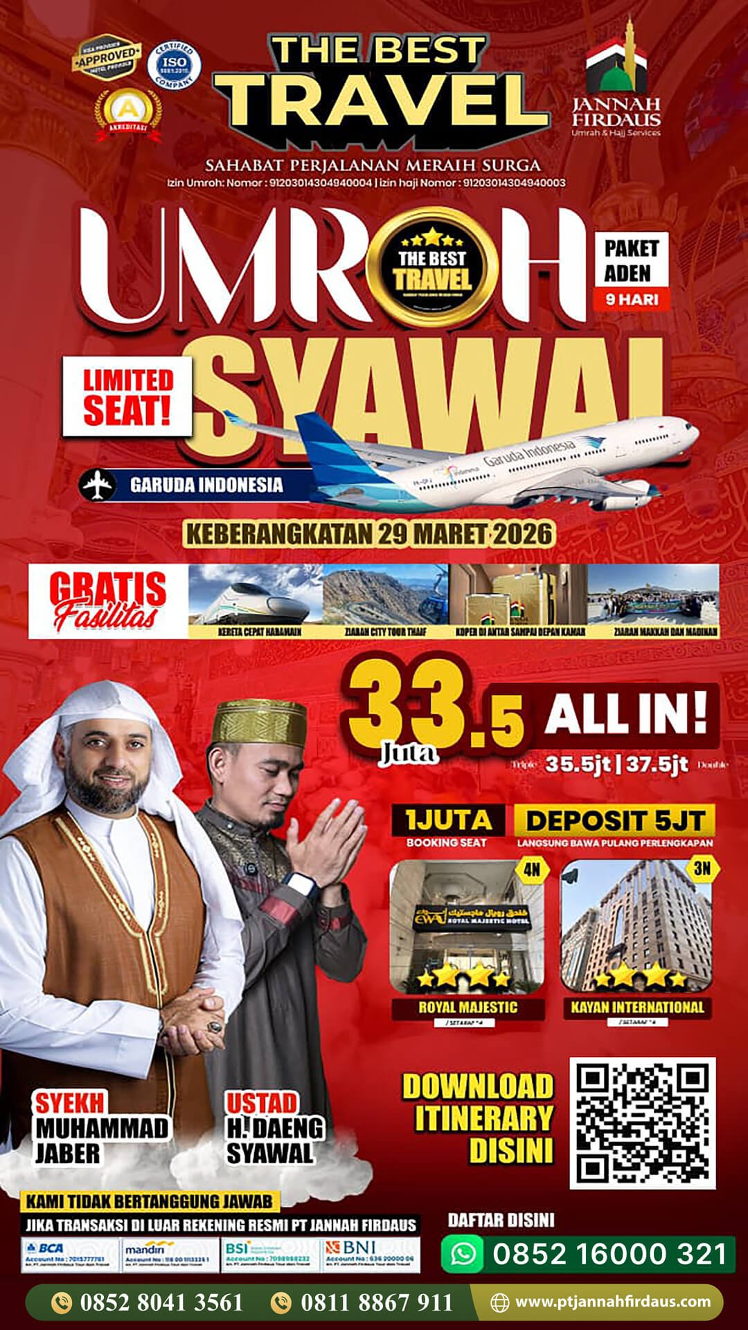 umroh syawal 2026 paket aden 9 hari by garuda indonesia