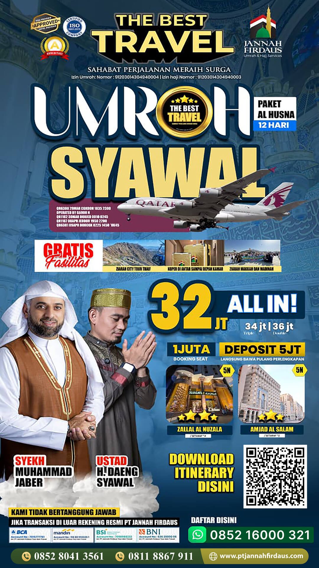 umroh syawal 2026 paket alhusna 12 hari new