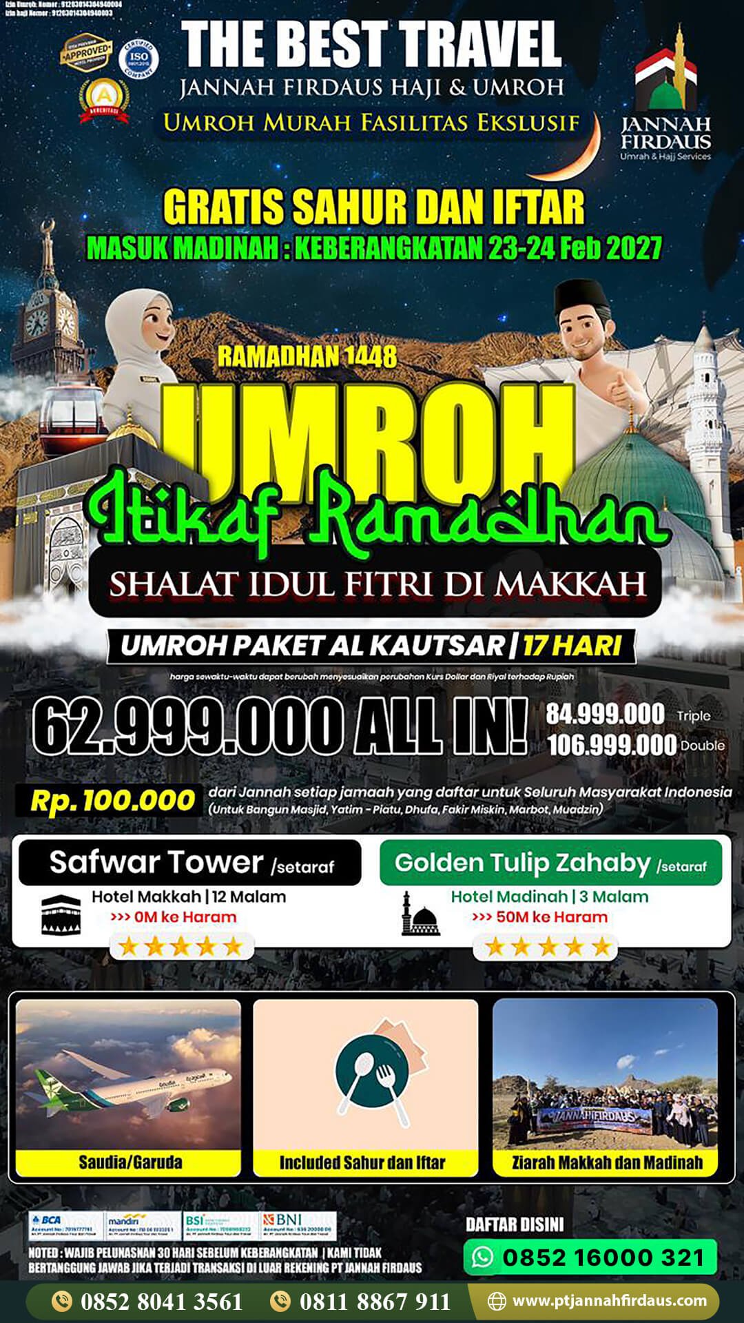 paket umroh itikaf ramadhan 2027 alkautsar