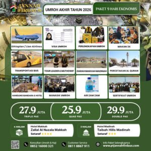 umroh akhir tahun ekonomis 2026