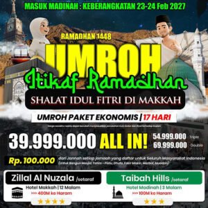 umroh itikaf ramadhan 2027 ekonomis