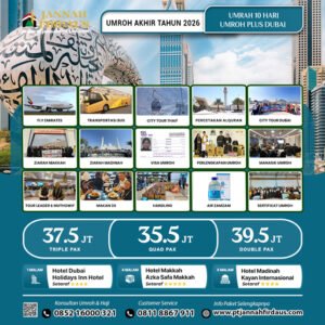 umroh plus dubai akhir tahun 2026