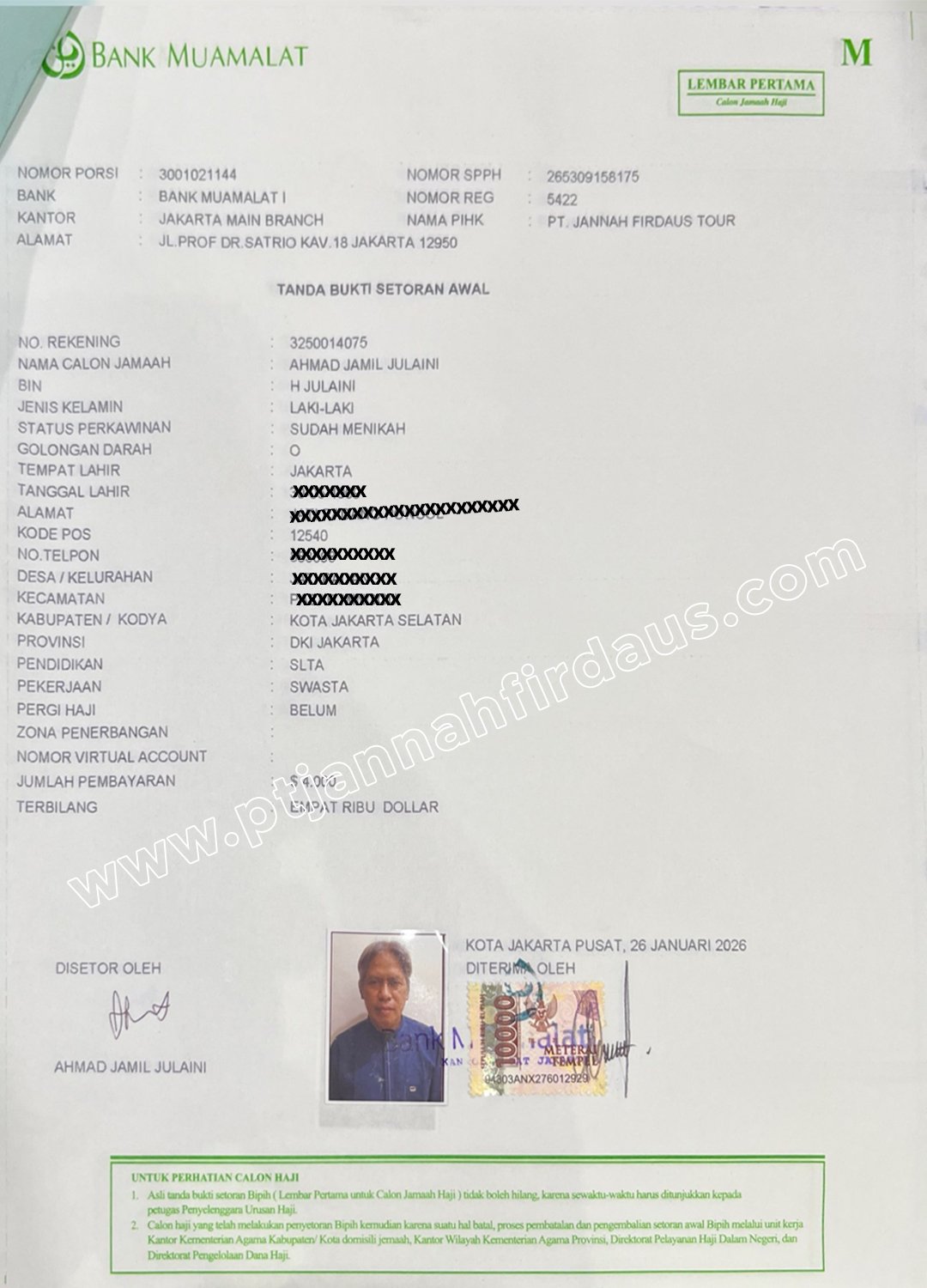 daftar haji khusus 2026
