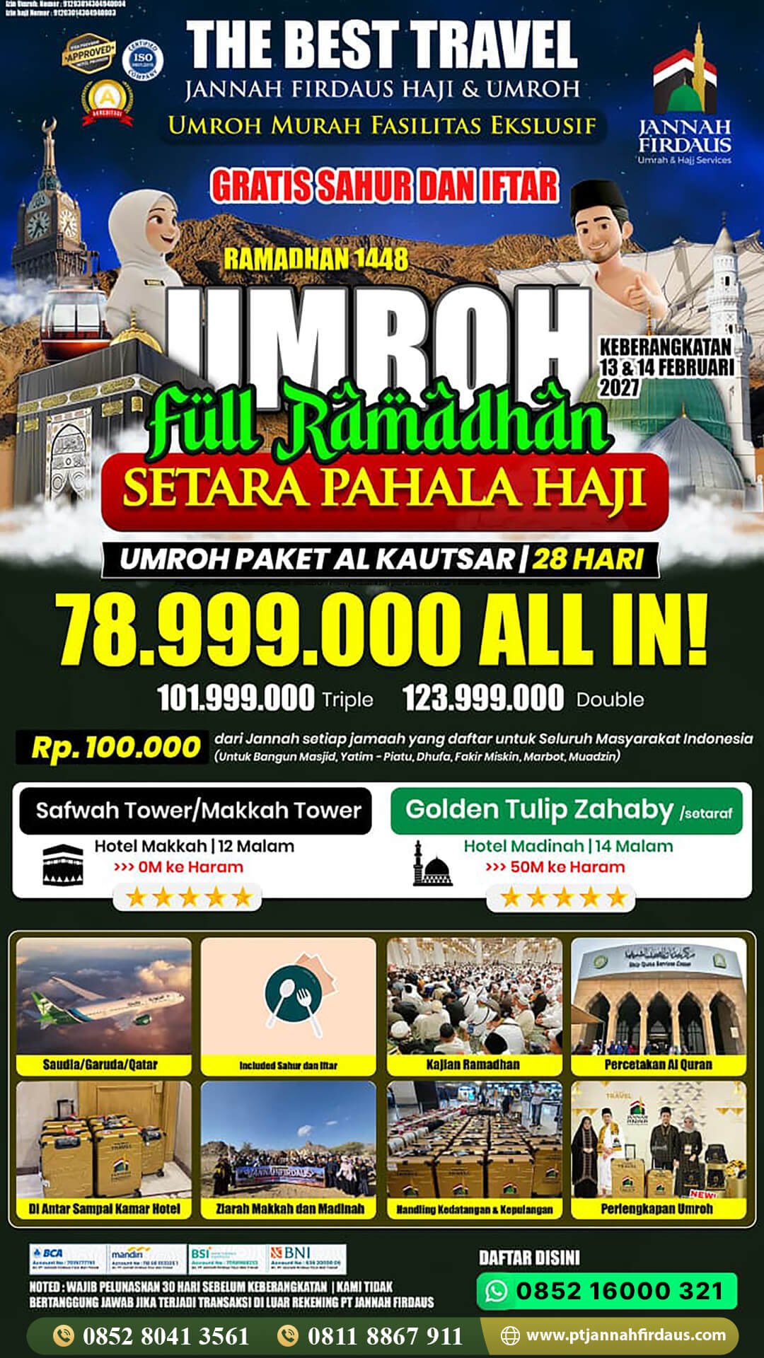 paket umroh full ramadhan 2027 alkautsar