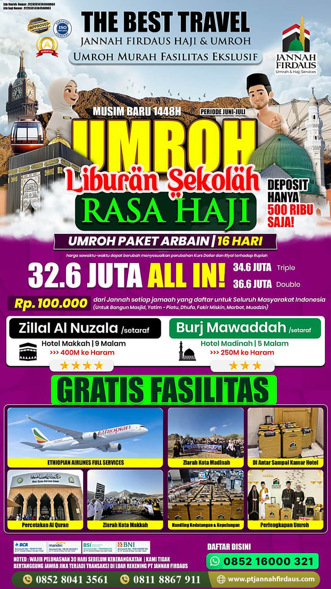 Paket Umroh September 2026 7 paket umroh september 2026 arbain