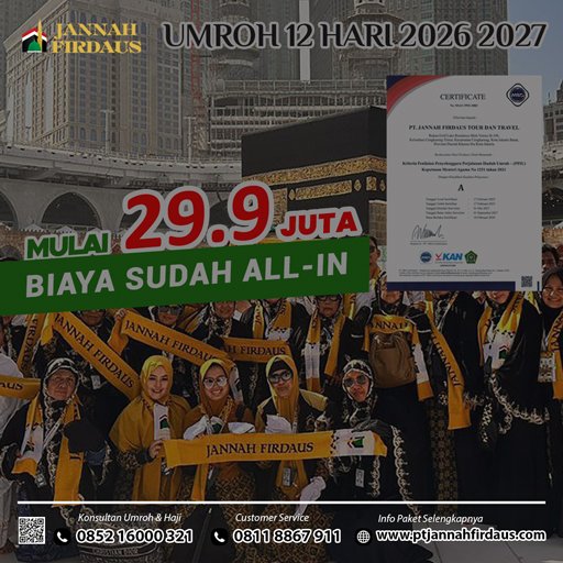 umroh 12 hari 2026 2027