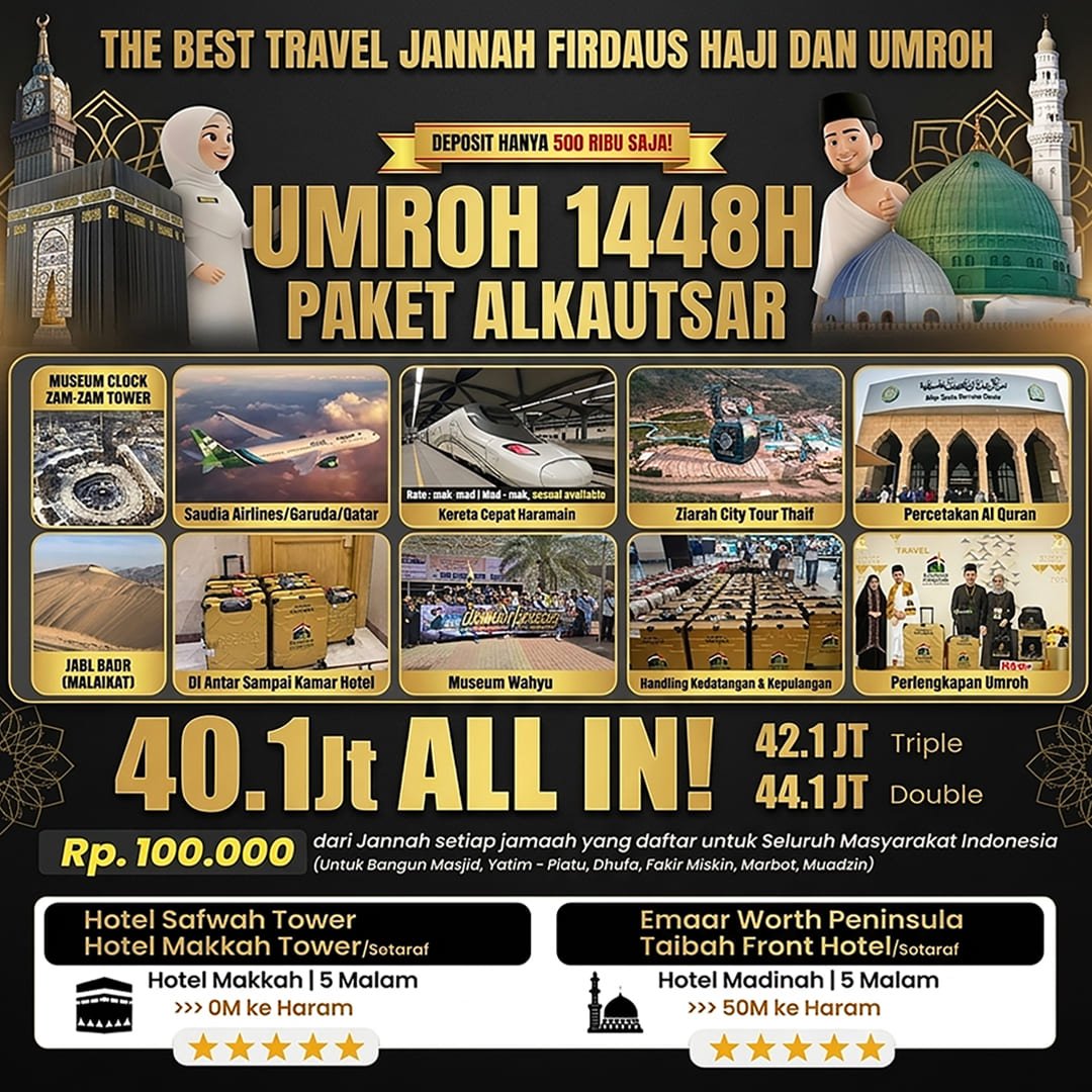 umroh 12 hari 2026 alkautsar