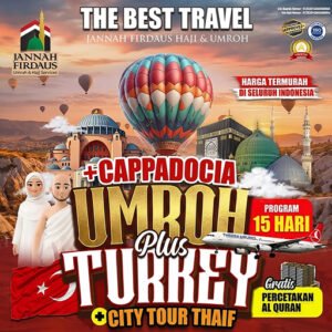 umroh plus turki cappadocia 15 hari 2026