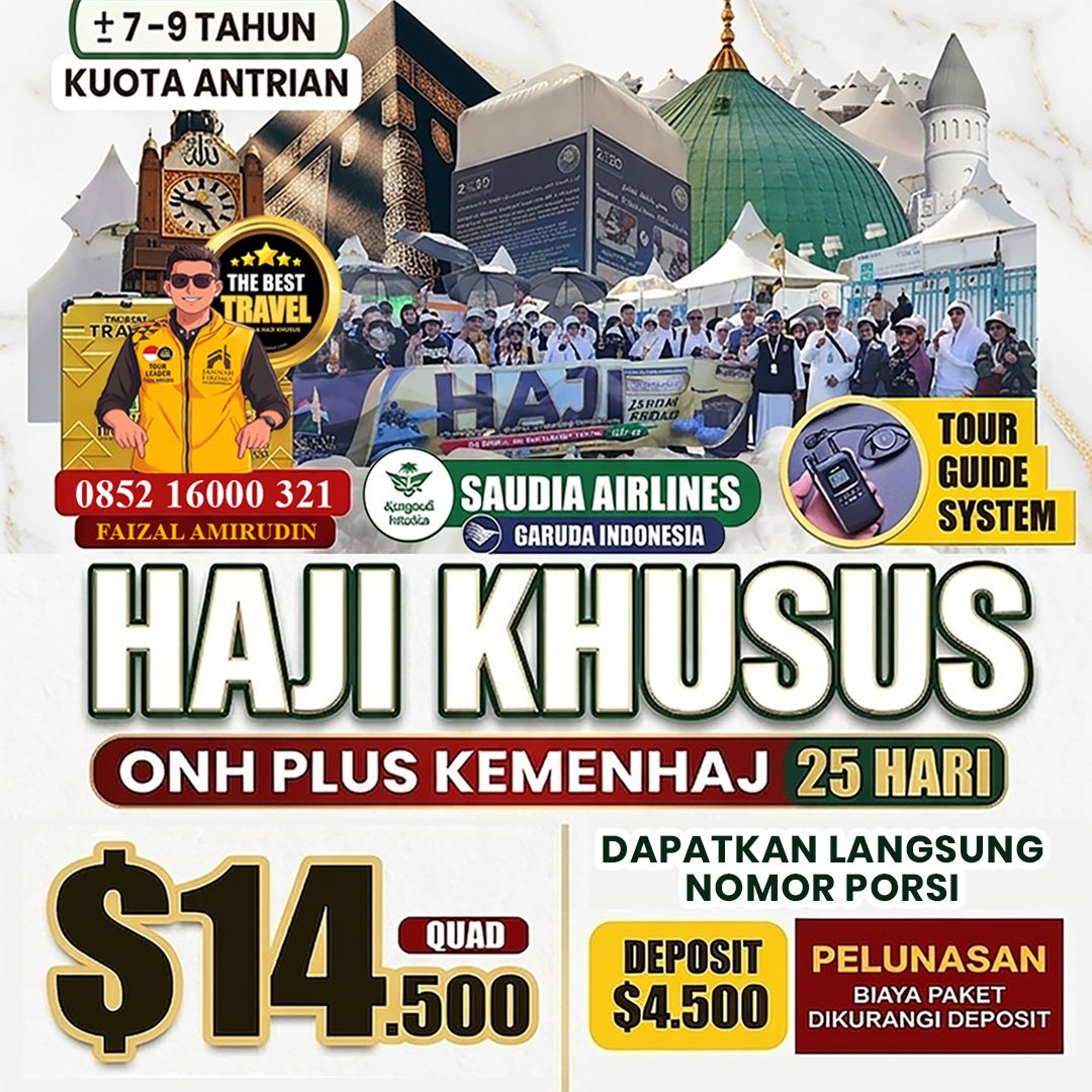 haji khusus 2026 onh plus jannah firdaus alkautsar
