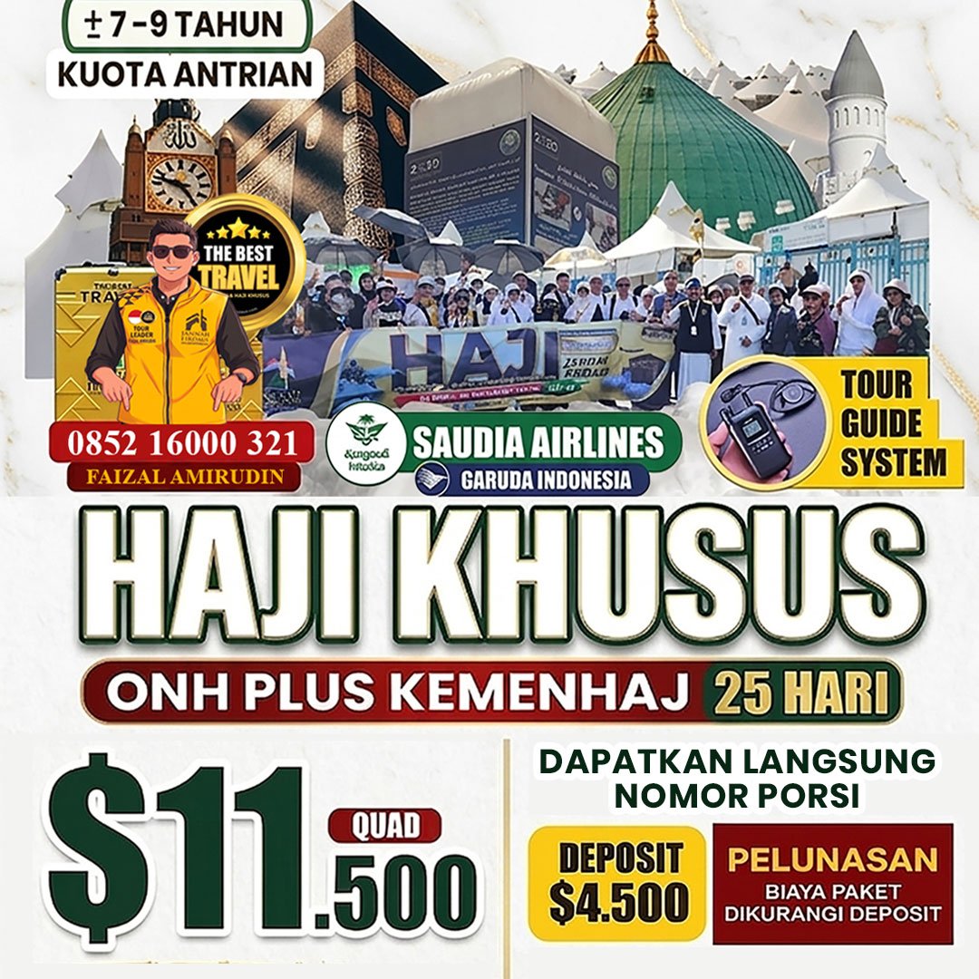 haji khusus 2026 onh plus jannah firdaus ekonomis