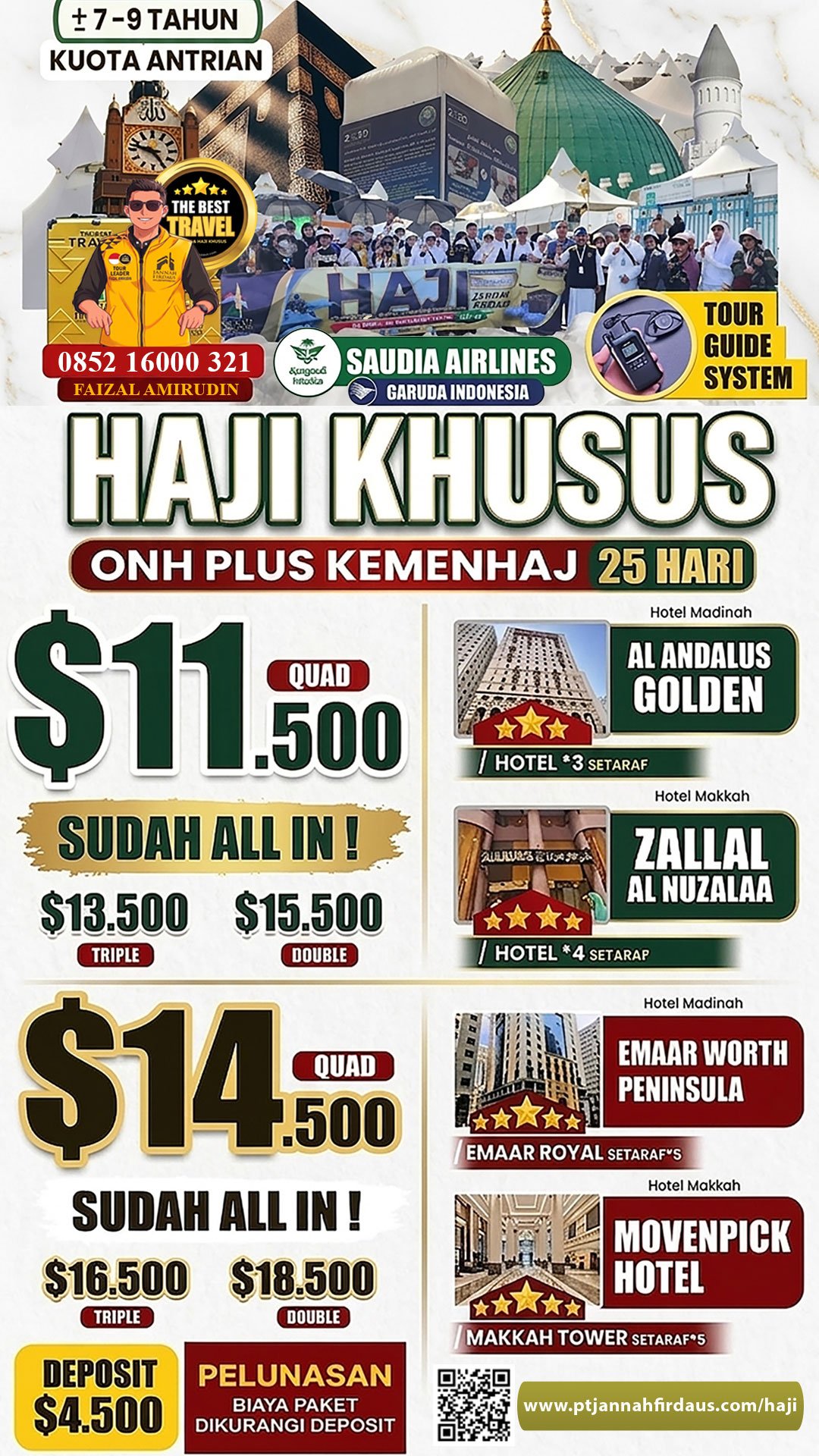 haji khusus jannah firdaus 2027