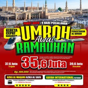 paket umroh awal ramadhan 2027 aden