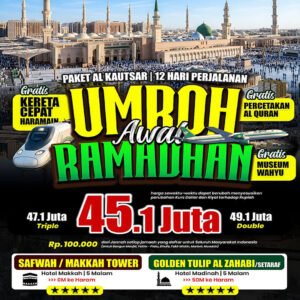 paket umroh awal ramadhan 2027 alkautsar