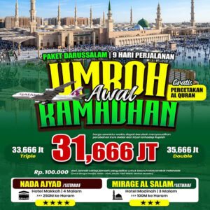 paket umroh awal ramadhan 2027 darussalam