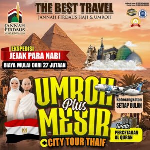 umroh plus mesir 2026 2027 keberangkatan setiap bulan