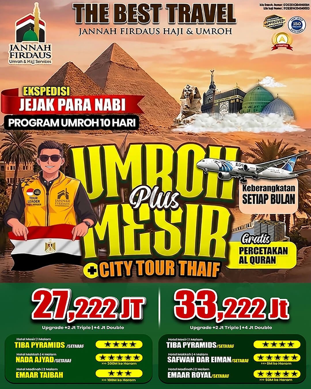 umroh plus mesir murah 2026