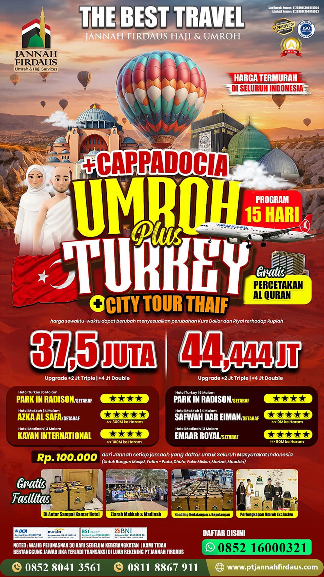 umroh plus turki cappadocia 2026
