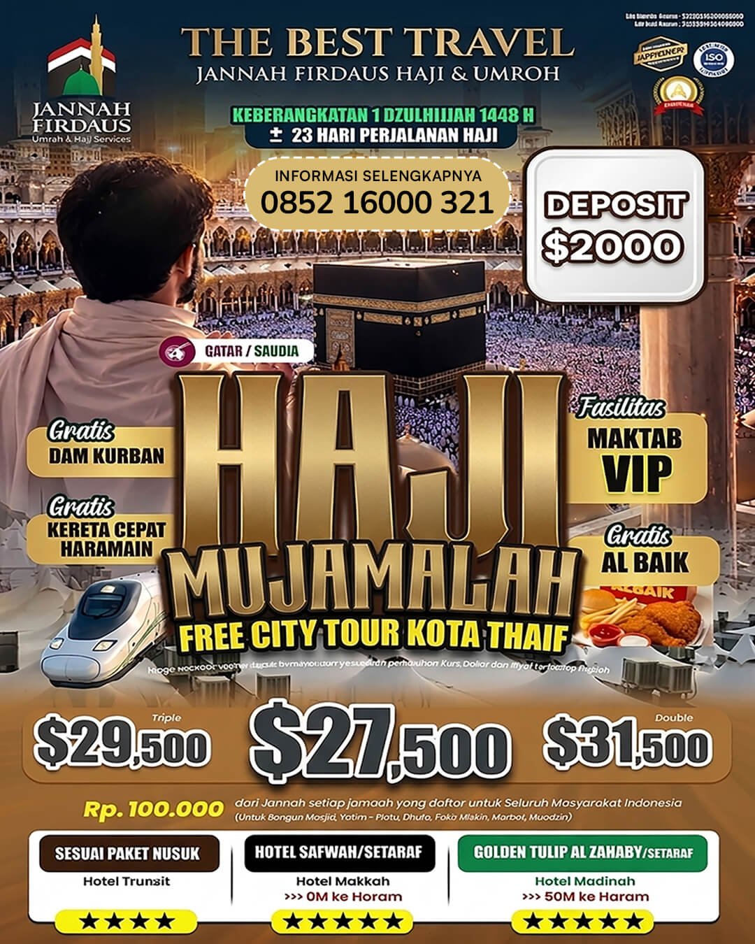 haji mujamalah jannah firdaus 2027