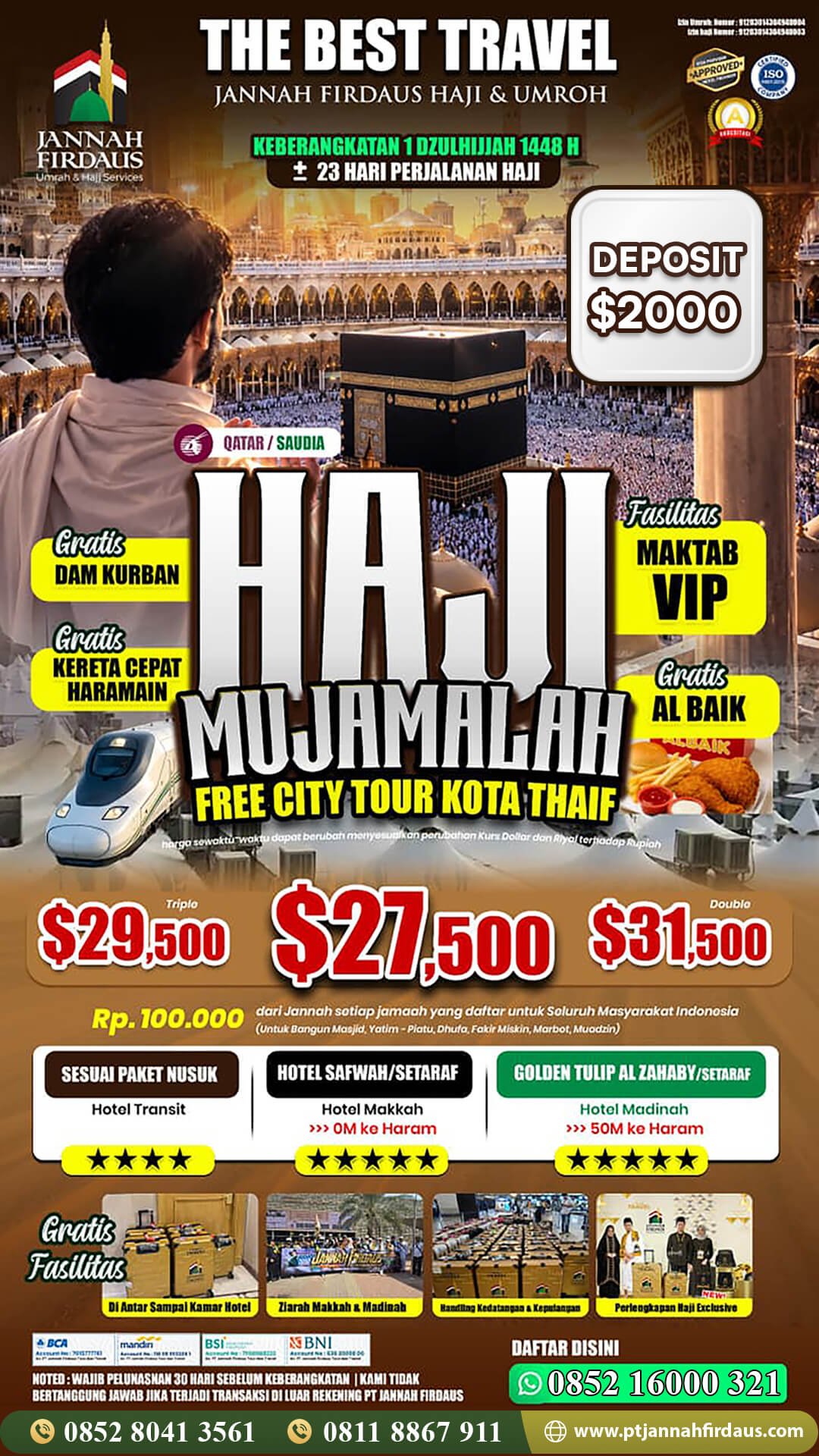 Harga Haji Tanpa Antri 2027 3 haji tanpa antri 2027