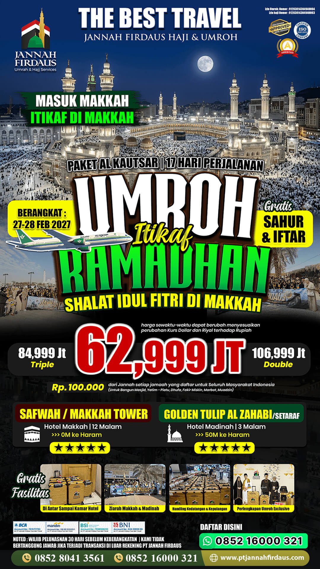 Harga Umroh Akhir Ramadhan 2027 6 paket umroh akhir ramadhan itikaf ramadhan 2027 alkautsar
