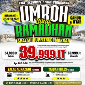 umroh akhir ramadhan 2027 jannah firdaus ekonomis
