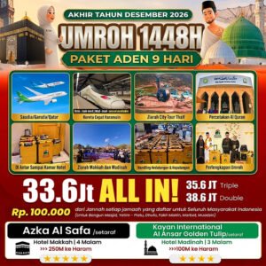 umroh akhir tahun 2026 paket aden